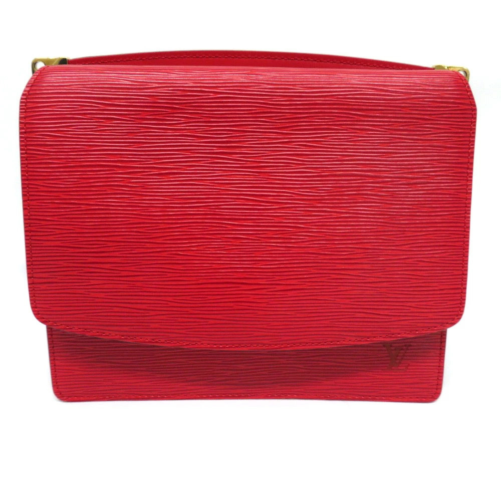 Louis Vuitton Clutch Bag Castilian Shoulder Epi Grenelle Red